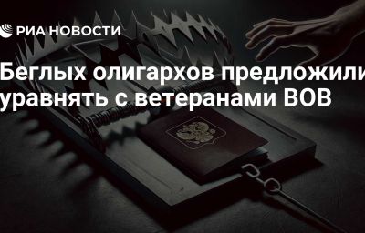 Беглых олигархов предложили уравнять с ветеранами ВОВ