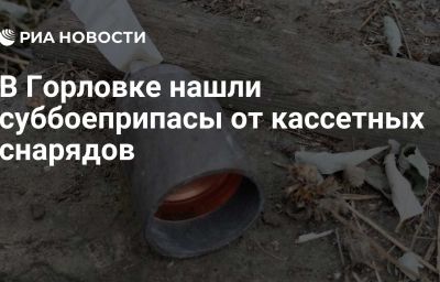 В Горловке нашли суббоеприпасы от кассетных снарядов