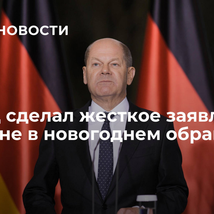 Шольц сделал жесткое заявление о Путине в новогоднем обращении