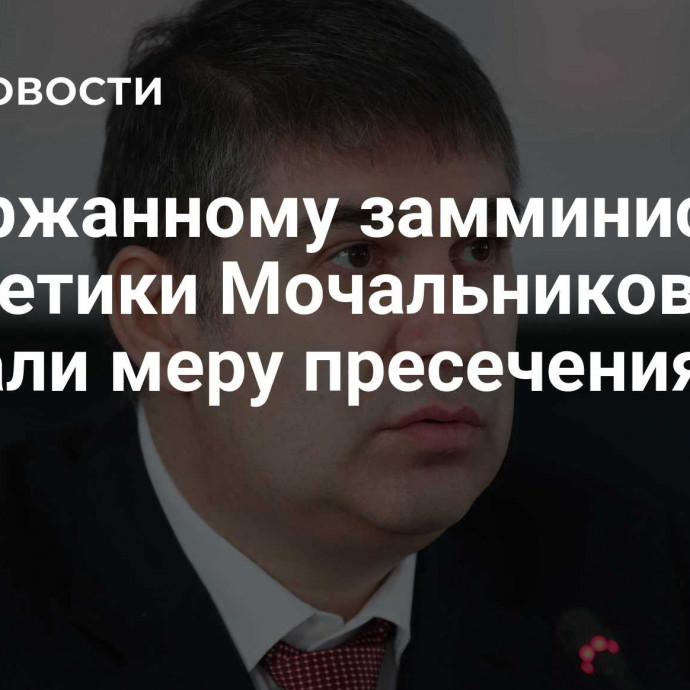 Задержанному замминистра энергетики Мочальникову избрали меру пресечения