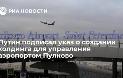 Путин подписал указ о создании холдинга для управления аэропортом Пулково