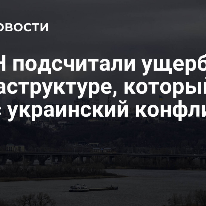 В ООН подсчитали ущерб инфраструктуре, который нанес украинский конфликт