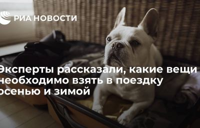 Эксперты рассказали, какие вещи необходимо взять в поездку осенью и зимой