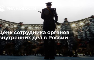 День сотрудника органов внутренних дел в России