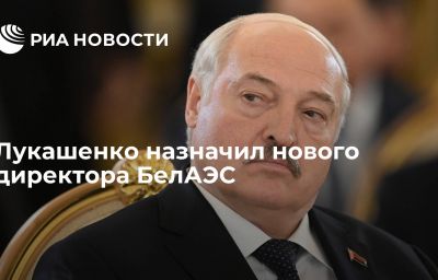 Лукашенко назначил нового директора БелАЭС