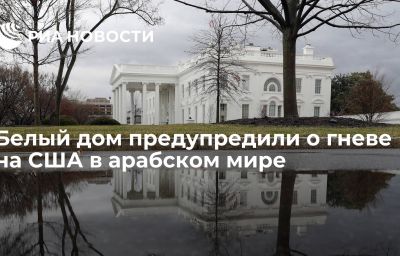 Белый дом предупредили о гневе на США в арабском мире