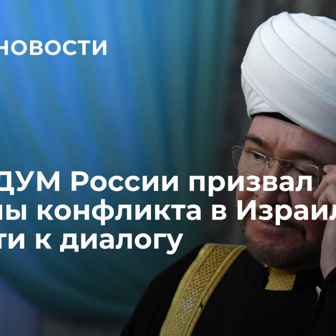 Глава ДУМ России призвал стороны конфликта в Израиле перейти к диалогу