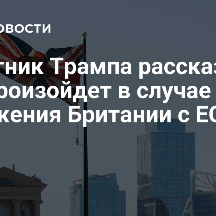 Советник Трампа рассказал, что произойдет в случае сближения Британии с ЕС