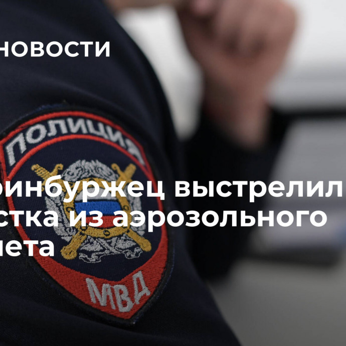 Екатеринбуржец выстрелил в подростка из аэрозольного пистолета