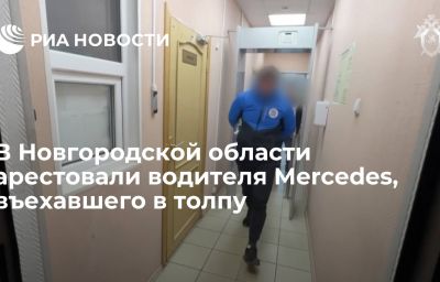 В Новгородской области арестовали водителя Mercedes, въехавшего в толпу