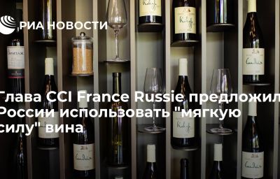 Глава ССI France Russie предложил России использовать "мягкую силу" вина