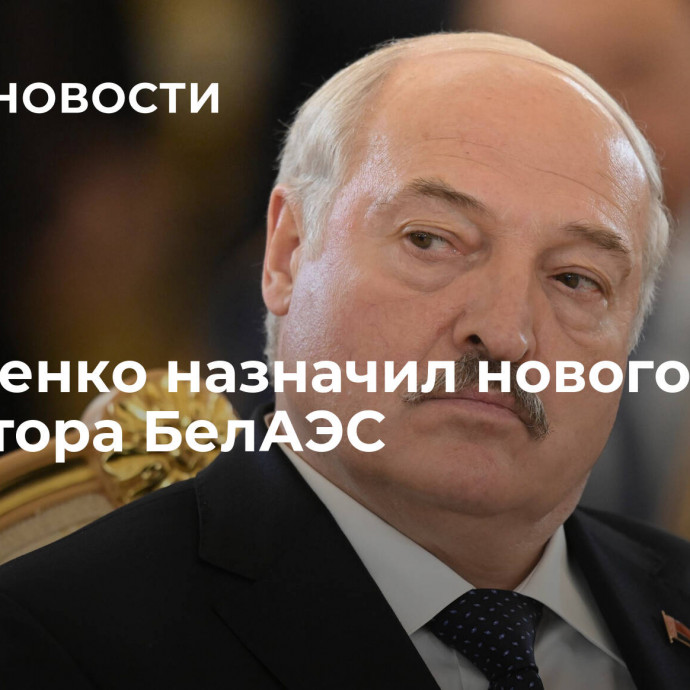 Лукашенко назначил нового директора БелАЭС