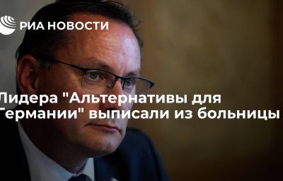 Лидера "Альтернативы для Германии" выписали из больницы