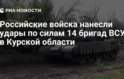 Российские войска нанесли удары по силам 14 бригад ВСУ в Курской области