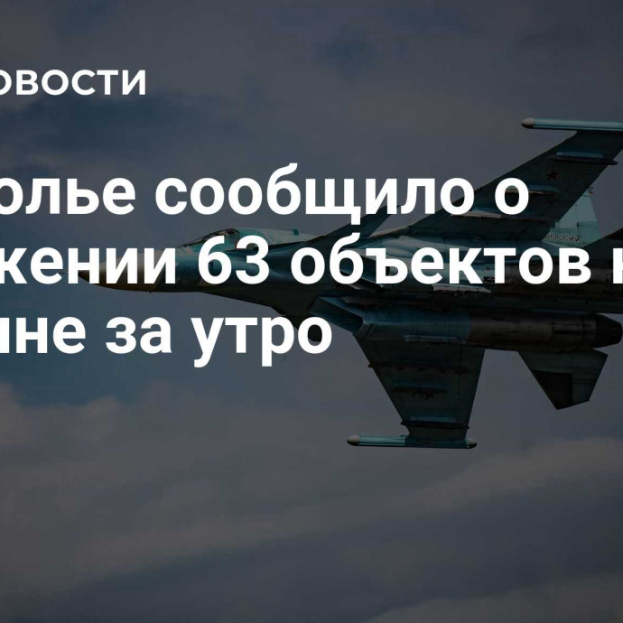 Подполье сообщило о поражении 63 объектов на Украине за утро