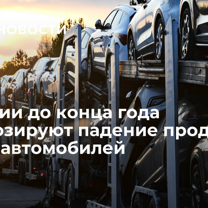 В России до конца года прогнозируют падение продаж новых автомобилей