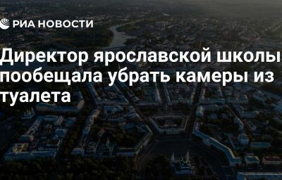 Директор ярославской школы пообещала убрать камеры из туалета