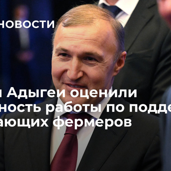 Власти Адыгеи оценили успешность работы по поддержке начинающих фермеров