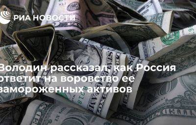 Володин рассказал, как Россия ответит на воровство ее замороженных активов