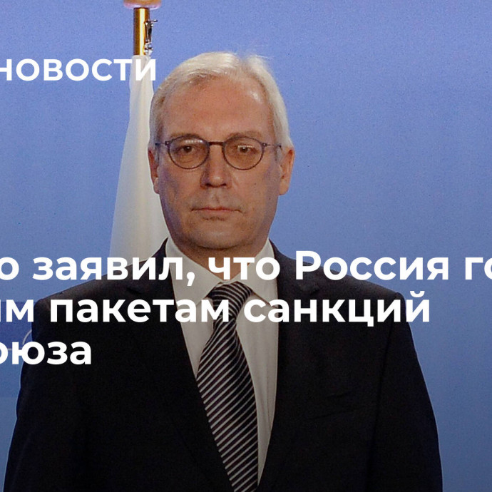 Грушко заявил, что Россия готова к новым пакетам санкций Евросоюза