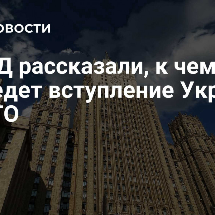 В МИД рассказали, к чему приведет вступление Украины в НАТО