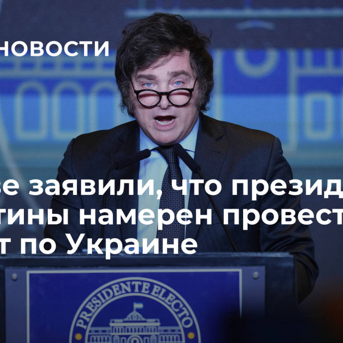 В Киеве заявили, что президент Аргентины намерен провести саммит по Украине