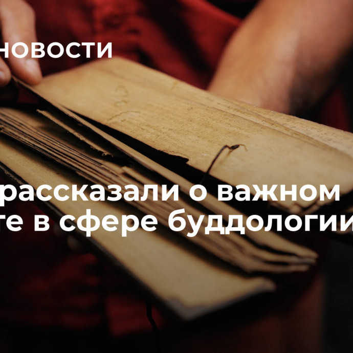 В МГУ рассказали о важном проекте в сфере буддологии