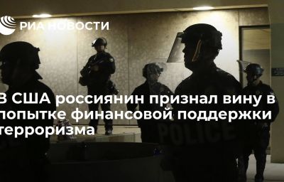 В США россиянин признал вину в попытке финансовой поддержки терроризма