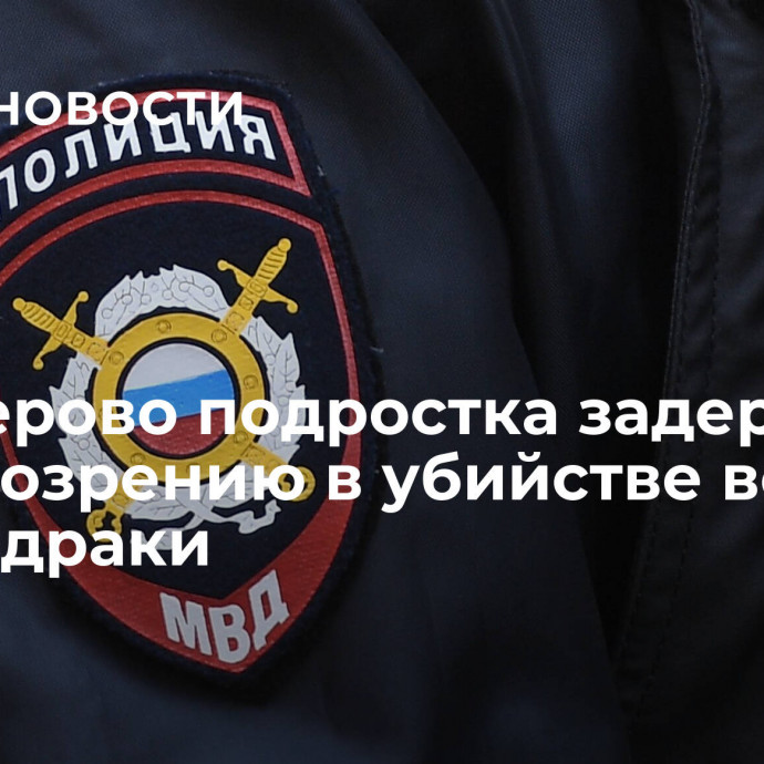 В Кемерово подростка задержали по подозрению в убийстве во время драки