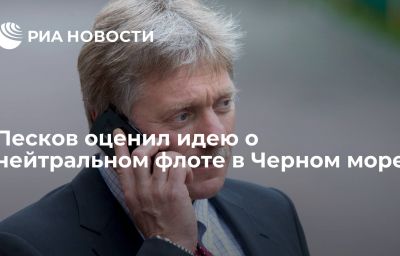 Песков оценил идею о нейтральном флоте в Черном море