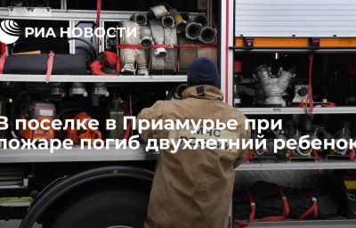 В поселке в Приамурье при пожаре погиб двухлетний ребенок