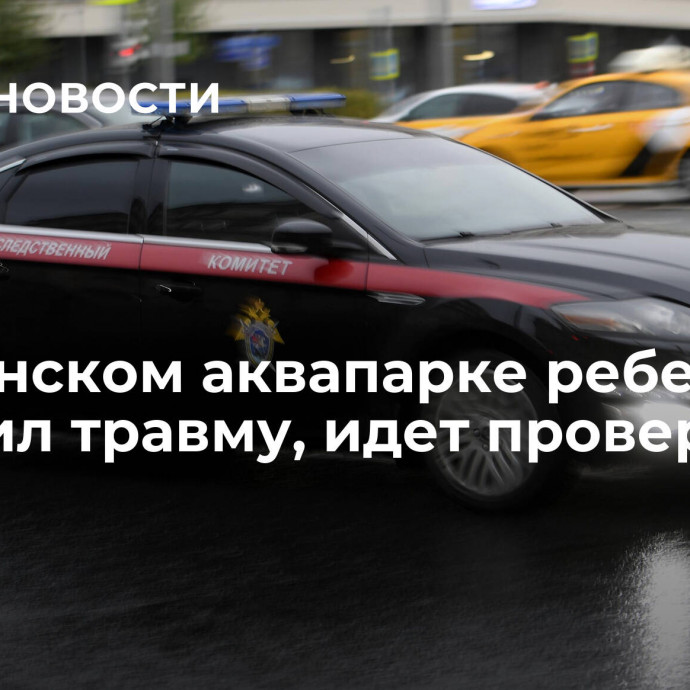 В рязанском аквапарке ребенок получил травму, идет проверка