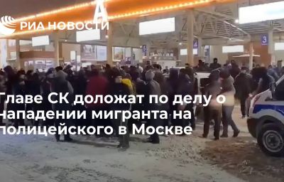 Главе СК доложат по делу о нападении мигранта на полицейского в Москве