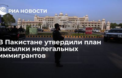 В Пакистане утвердили план высылки нелегальных иммигрантов