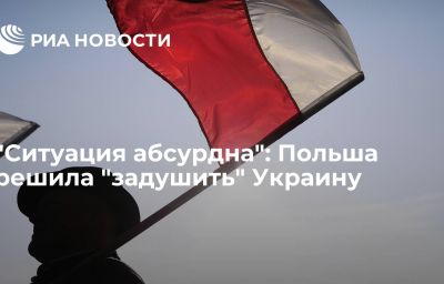 "Ситуация абсурдна": Польша решила "задушить" Украину