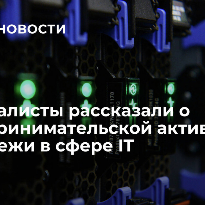 Специалисты рассказали о предпринимательской активности молодежи в сфере IT