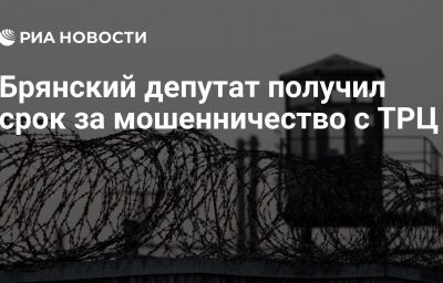 Брянский депутат получил срок за мошенничество с ТРЦ