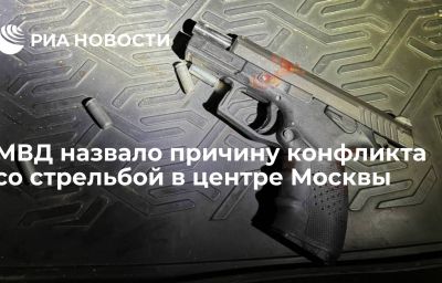 МВД назвало причину конфликта со стрельбой в центре Москвы