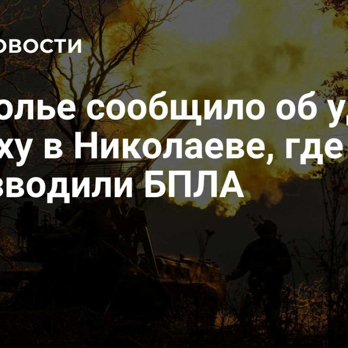 Подполье сообщило об ударе по цеху в Николаеве, где производили БПЛА