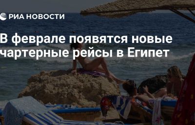 В феврале появятся новые чартерные рейсы в Египет