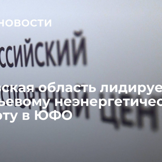 Ростовская область лидирует по несырьевому неэнергетическому экспорту в ЮФО