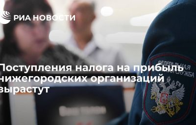 Поступления налога на прибыль нижегородских организаций вырастут