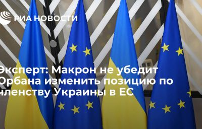 Эксперт: Макрон не убедит Орбана изменить позицию по членству Украины в ЕС