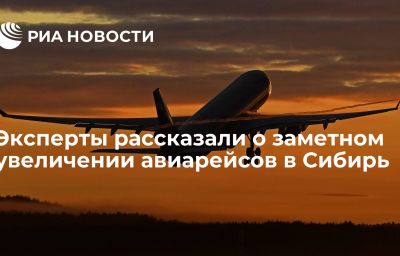 Эксперты рассказали о заметном увеличении авиарейсов в Сибирь