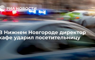 В Нижнем Новгороде директор кафе ударил посетительницу