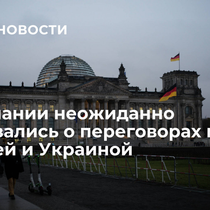 В Германии неожиданно высказались о переговорах между Россией и Украиной