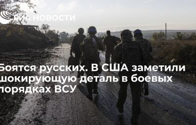 Боятся русских. В США заметили шокирующую деталь в боевых порядках ВСУ