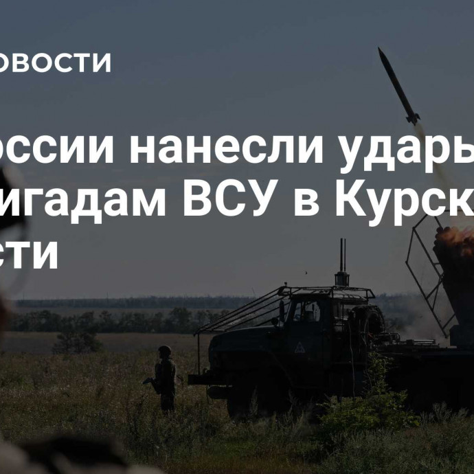 ВС России нанесли удары по 13 бригадам ВСУ в Курской области