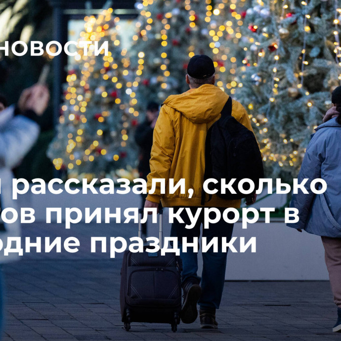 В Сочи рассказали, сколько туристов принял курорт в новогодние праздники