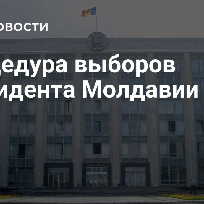 Процедура выборов президента Молдавии